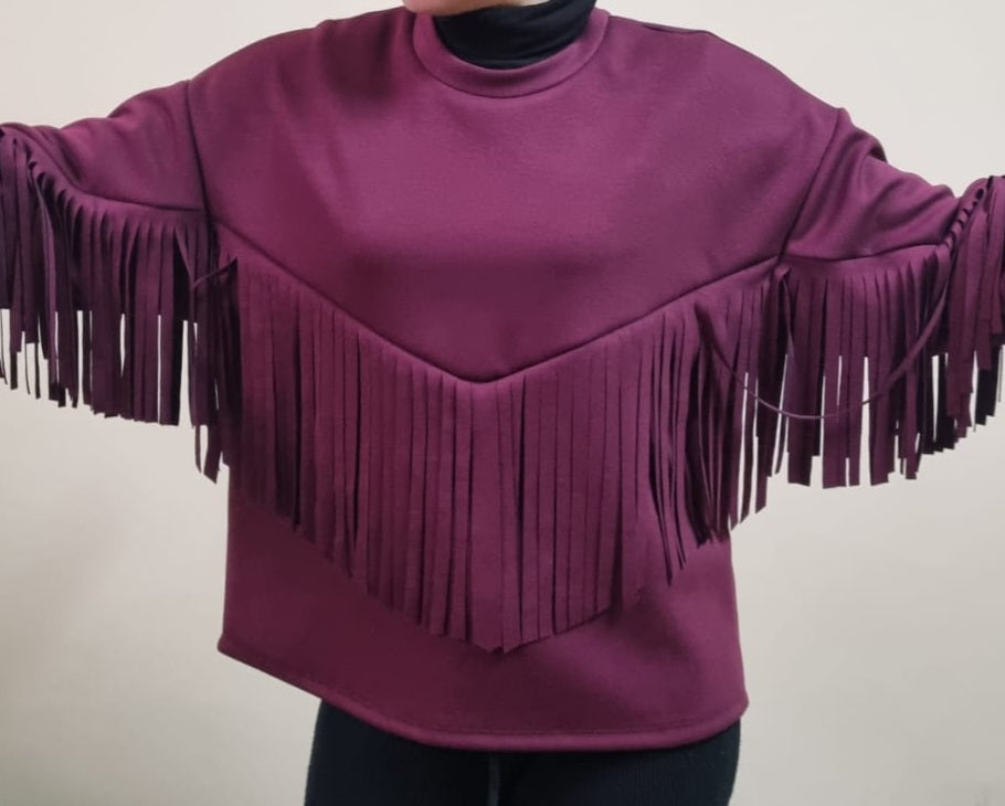 Maglia con frange