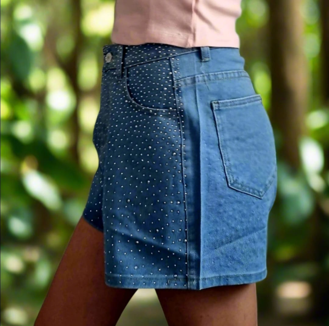 SHORTS BRILLANTINATO